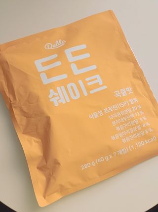[덜다] 든든 식물성 단백질 쉐이크 40g X 7입 (곡물/딸기) — 5점을 준 리뷰어가 2023년 7월 올린 사용 사진