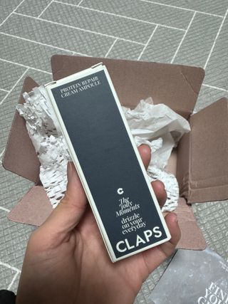 클랩스 | CLAPS N[클랩스] 프로틴 리페어 크림 앰플 — 5점을 준 리뷰어가 2024년 2월 올린 사용 사진