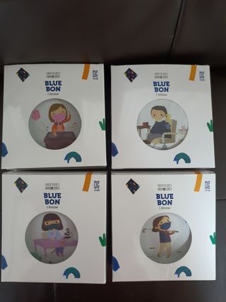 [블루 본 아이노우] 유아용 컬러마스크 40 PCS SET 2중 택 1 — 5점을 준 리뷰어가 2021년 4월 올린 사용 사진