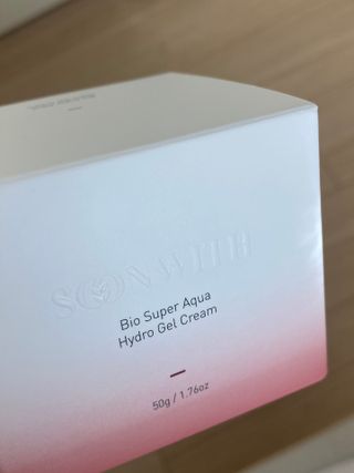 SOONWITH 바이오 수퍼 아쿠아 하이드로 젤 크림 — 4점을 준 리뷰어가 2021년 3월 올린 사용 사진