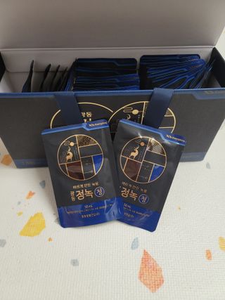 광동생활건강 [광동] 바르게 만든 녹용, 광동정녹청 — 5점을 준 리뷰어가 2021년 11월 올린 사용 사진