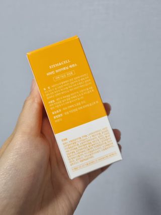 체르엠 스템앤셀 비타민 브라이트닝 에센스 30ml 1개 — 4점을 준 리뷰어가 2021년 11월 올린 사용 사진