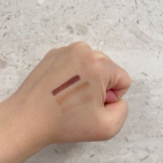 [씨스터앤] 봄맞이 아이메이크업 추천! 로지세트 (아이펜슬 04 글램라떼 + 06 베이비피치 + 10 다크로즈) — 5점을 준 리뷰어가 2022년 3월 올린 사용 사진