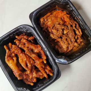[닭집아들] 직화마라국물닭발 & 직화통뼈닭발 — 5점을 준 리뷰어가 2024년 3월 올린 사용 사진