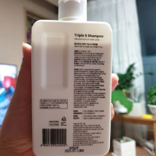 트리플에스 탈모 샴푸 275ml + 실크 트리트먼트 275ml — 5점을 준 리뷰어가 2021년 1월 올린 사용 사진