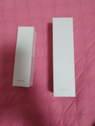 화이트리 채움 베리어 로션, 베리어 크림 세트 — 5점을 준 리뷰어가 2021년 2월 올린 사용 사진
