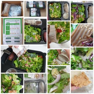 참살이도시락 작심삼일 샐러드도시락 3개 맛보기 새벽배송 또는 택배배송 — 5점을 준 리뷰어가 2021년 7월 올린 사용 사진