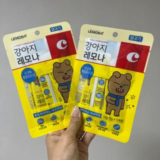 [레모나] 강아지 레모나 강아직 영양 간식 4종 택 1 — 5점을 준 리뷰어가 2024년 1월 올린 사용 사진