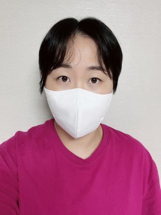 [푸름웰니스] KF94 비움 마스크 - 화이트 — 5점을 준 리뷰어가 2021년 3월 올린 사용 사진