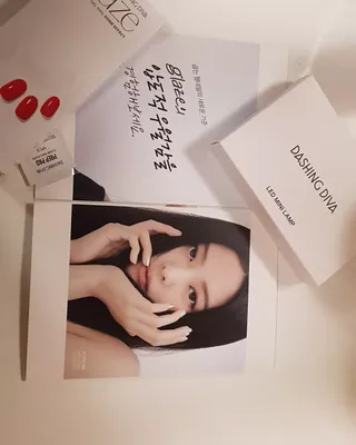 데싱디바 글레이즈 젤네일 크레이지 레드 가을 컬렉션_4종 중 택 1 — 5점을 준 리뷰어가 2021년 10월 올린 사용 사진