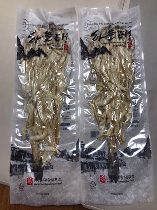 [오늘바스켓] 용대리 손질하늘태 130g — 5점을 준 리뷰어가 2021년 5월 올린 사용 사진