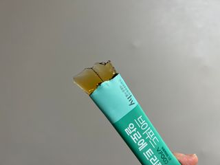 브이푸드 알로에 트리플케어 — 5점을 준 리뷰어가 2022년 4월 올린 사용 사진