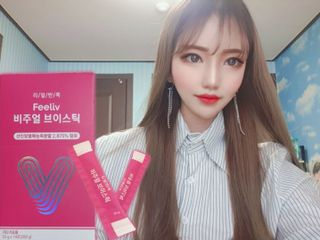 필리브 비주얼 브이스틱 — 5점을 준 리뷰어가 2021년 6월 올린 사용 사진