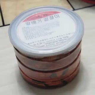 셰프애찬 알배기 겉절이 김치 1kg — 5점을 준 리뷰어가 2022년 11월 올린 사용 사진