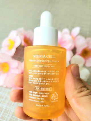 체르엠 스템앤셀 비타민 브라이트닝 에센스 30ml 1개 — 4점을 준 리뷰어가 2021년 7월 올린 사용 사진