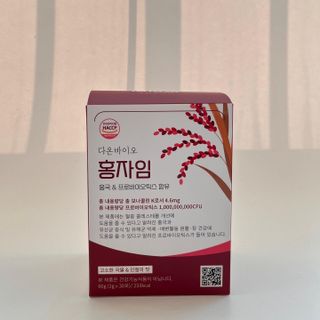 하루 1포로 콜레스테롤, 유산균, 고역가 소화효소까지 한번에 섭취! 다온바이오 홍자임 1개월분(30포) — 5점을 준 리뷰어가 2022년 12월 올린 사용 사진