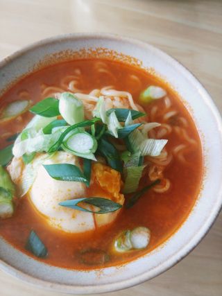 [풀무원] 자연은맛있다 정면, 백면, 홍면  세트 — 5점을 준 리뷰어가 2021년 4월 올린 사용 사진