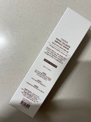 체르엠  프루브 콜라겐 앰플세럼 60ml 1병 — 4점을 준 리뷰어가 2022년 2월 올린 사용 사진