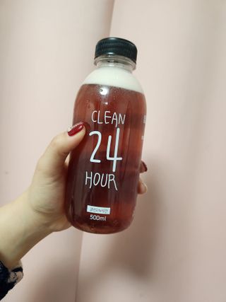 클린24시간 1BOX(5포) + 전용보틀(500ml) — 4점을 준 리뷰어가 2023년 2월 올린 사용 사진