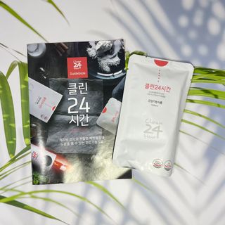 클린24시간 1BOX(5포) + 전용보틀(500ml) — 5점을 준 리뷰어가 2022년 8월 올린 사용 사진