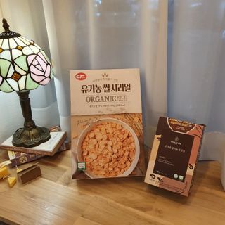 씨알푸드 유기농 쌀 시리얼 390g + 갓 구운 유기농 발아통곡물 150g — 5점을 준 리뷰어가 2022년 1월 올린 사용 사진