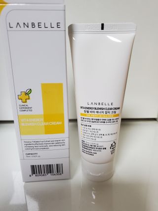 랑벨 비타 에너지 잡티 크림 75ml (피부 속 기미완화크림) — 4.5점을 준 리뷰어가 2022년 5월 올린 사용 사진