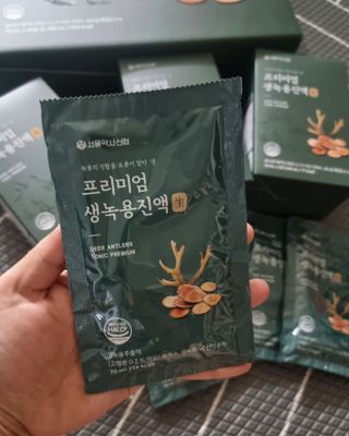 서울약사신협 약사신협_생녹용 진액_70ml x 30포 — 5점을 준 리뷰어가 2021년 7월 올린 사용 사진