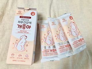 My Pet Care 모발과 모질 피부건강에 개좋아 — 3점을 준 리뷰어가 2021년 4월 올린 사용 사진