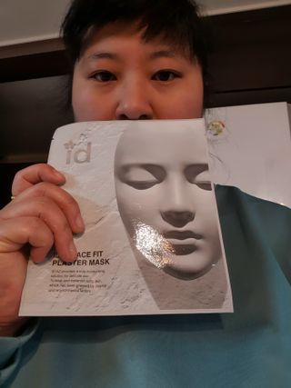 아이디플라코스메틱 페이스핏 플라스터 마스크 _ 리뉴얼 — 5점을 준 리뷰어가 2021년 10월 올린 사용 사진