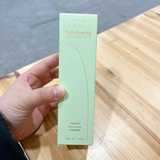 스킨큐어 산다화 울트라 젠틀 약산성 세안제 — 5점을 준 리뷰어가 2023년 3월 올린 사용 사진