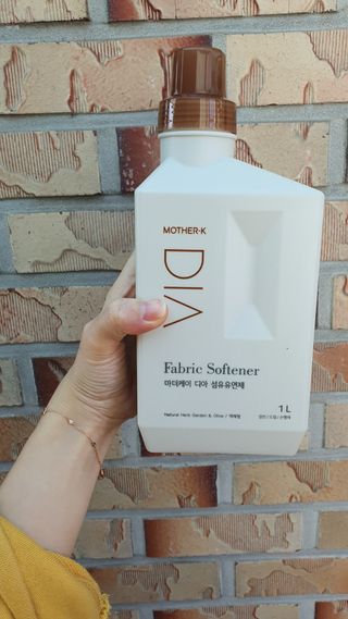 마더케이 디아 프리미엄 아기세제&섬유유연제 — 5점을 준 리뷰어가 2021년 11월 올린 사용 사진