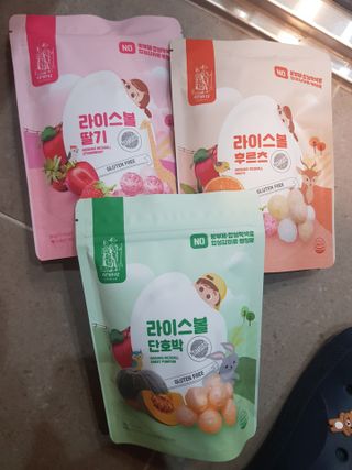 아비삭라이스볼 3종 /딸기,후르츠,단호박 — 5점을 준 리뷰어가 2021년 3월 올린 사용 사진