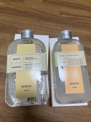 [녹산] 비건 대나무 밸런싱 수분 토너 + 비건 바이오 비타 에센스 — 5점을 준 리뷰어가 2022년 10월 올린 사용 사진