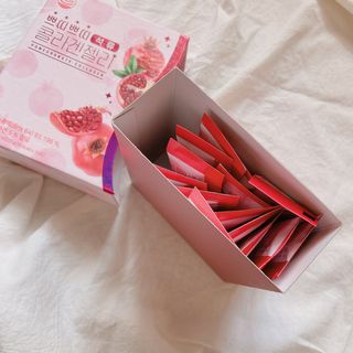 헬스업_쁘띠쁘띠석류콜라겐젤리_20g x 14포 — 5점을 준 리뷰어가 2021년 1월 올린 사용 사진