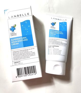 랑벨 수퍼내츄럴 아쿠아 수딩 크림 100ml — 5점을 준 리뷰어가 2022년 5월 올린 사용 사진