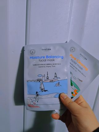 세뚜아(Cettua) [세뚜아] 모이스처 밸런싱 페이셜 마스크 Cettua Moisture Balancing Facial Mask 5매 — 5점을 준 리뷰어가 2024년 4월 올린 사용 사진