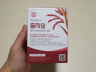 하루 1포로 콜레스테롤, 유산균, 고역가 소화효소까지 한번에 섭취! 다온바이오 홍자임 1개월분(30포) — 5점을 준 리뷰어가 2023년 2월 올린 사용 사진