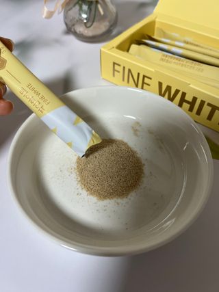 디오르 파인화이트 — 5점을 준 리뷰어가 2021년 12월 올린 사용 사진