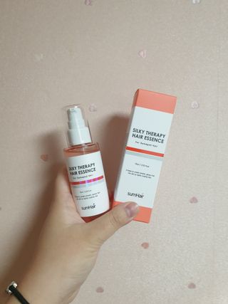 썸헤어 / SUMHAIR 썸헤어 실키 테라피 헤어 에센스 — 5점을 준 리뷰어가 2021년 4월 올린 사용 사진