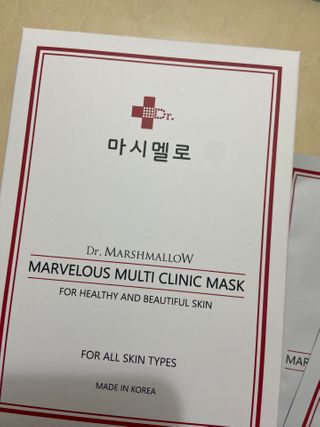 닥터마시멜로 마블러스 멀티 클리닉 마스크 — 5점을 준 리뷰어가 2021년 2월 올린 사용 사진