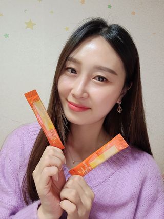 [닥터루템]맛있는 파인애플맛 과채효소 THE파이토엔자임365 1box (30포) — 5점을 준 리뷰어가 2022년 10월 올린 사용 사진