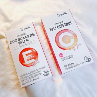 인디닥터 면역 생생 핑크 이뮨 젤리 + 타이탄 BCAA 프로틴 젤리스틱 — 5점을 준 리뷰어가 2022년 6월 올린 사용 사진
