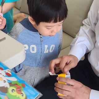 소이베베X신비아파트 모이스쳐 선팩트 SPF50+ PA+++ — 5점을 준 리뷰어가 2023년 4월 올린 사용 사진