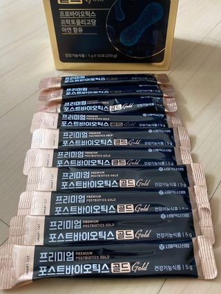 서울약사신협_프리미엄포스트바이오틱스골드_5g x 50포 — 4.5점을 준 리뷰어가 2021년 3월 올린 사용 사진