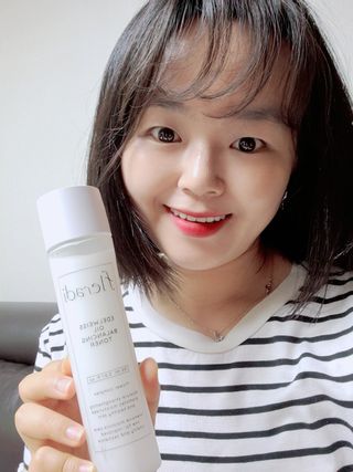 플레라디 에델바이스 오일 밸런싱 토너 — 5점을 준 리뷰어가 2021년 6월 올린 사용 사진
