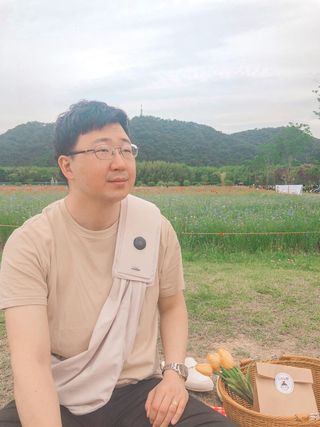 베베누보 다이얼핏 밀착 아기띠 더 이지슬링 Lv1 — 4점을 준 리뷰어가 2021년 5월 올린 사용 사진