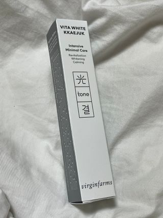 라이브용 [NEW_버진팜스 깨죽크림] 쓱- 바르면 잡티가 사라지는 광/톤/결 비타민크림 — 4점을 준 리뷰어가 2021년 10월 올린 사용 사진