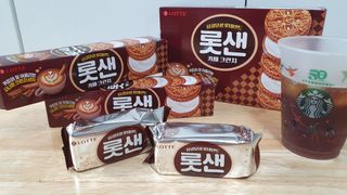 롯데제과 롯샌 카페크런치 — 5점을 준 리뷰어가 2021년 10월 올린 사용 사진
