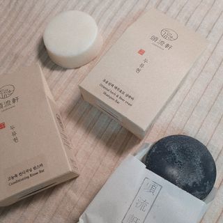 두류헌 샴푸바+컨디셔닝 린스바 머리가꿈세트 — 3점을 준 리뷰어가 2022년 5월 올린 사용 사진