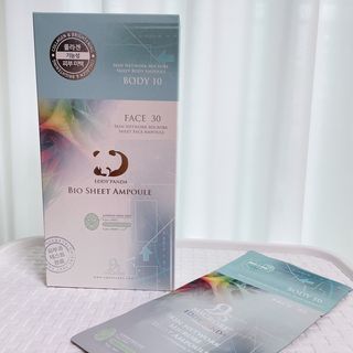 애디팬더 바이오시트앰플 기능성 마스크팩 — 5점을 준 리뷰어가 2021년 5월 올린 사용 사진